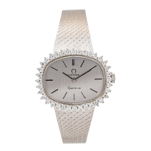 Montre Omega Montre De Ville Or blanc Diamant 58 Facettes 3782770CN