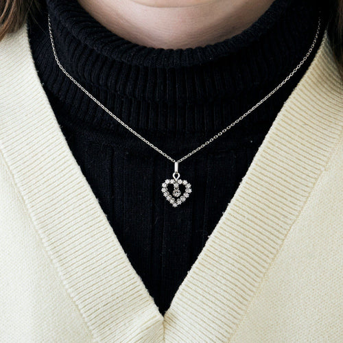 Collier Collier or blanc diamants 58 Facettes LP963/16