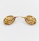 Boucles d'oreilles Dormeuses victoriennes or fleurs (circa 1890) poissardes 58 Facettes A06257
