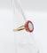 Bague 51 Bague marguerite antique or cabochon d'opale et rubis 58 Facettes A04407