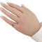 Bague 45 Bague en or blanc, saphir et diamants 58 Facettes