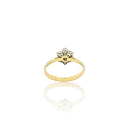 Bague Bague marguerite diamant 58 Facettes 1
