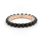 Bague 53 Ginette NY Bague Alliance Maria Or rose Onyx 58 Facettes 2246420CN