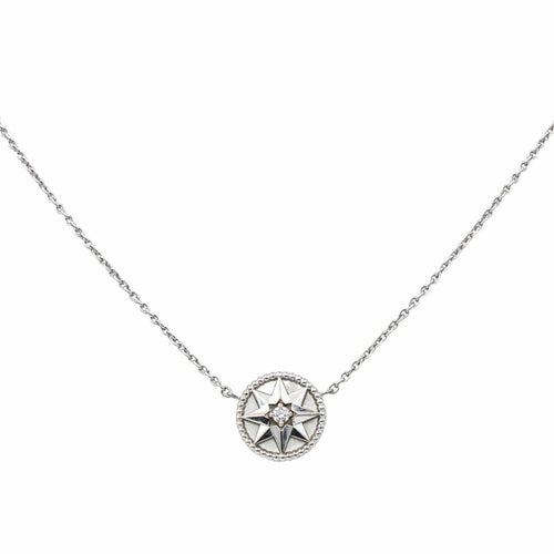 Collier Dior Collier Rose des vents Or blanc Diamant 58 Facettes 4273380RV