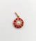 Pendentif Pendentif cible victorien or jaune, perle et rubis (circa 1880) 58 Facettes A06148