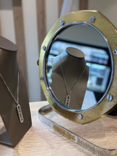 Collier Messika - Sautoir Move 10th Anniversary - Or blanc et Diamants 58 Facettes 1.0000887/1