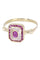 Bague 56 Bague moderne rubis diamants 58 Facettes 089111