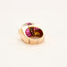 Bague 52 Bague Tank or rose rubis et diamants 58 Facettes 240 400