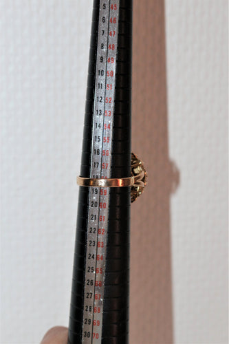 Bague 58 Bague Cocktail Citrine Or Jaune 58 Facettes 535