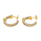Boucles d'oreilles Cartier Boucles d'oreilles Créoles  Or jaune, Acier 58 Facettes 4478227CN