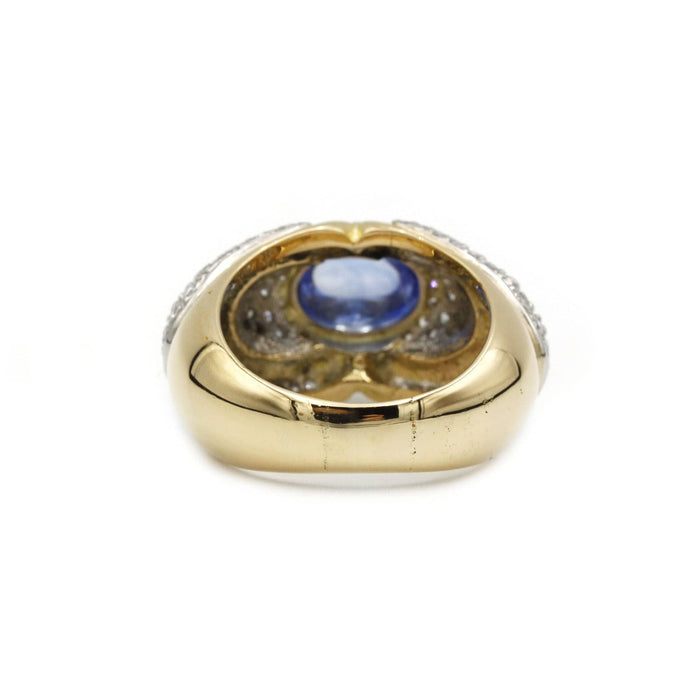 Bague 54 Bague Or, Saphir & Diamants 58 Facettes 240396R