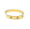 Bracelet Bracelet Cartier Love T18 or jaune avec 1 diamant 58 Facettes