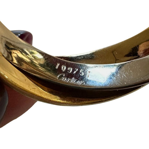 Boucles d'oreilles CARTIER - Clips d'oreille 'Trinity" - en 3 ors 58 Facettes