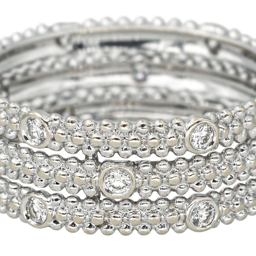 53 Mauboussin Bague  Bandeau Le premier jour  Or blanc Diamant 58 Facettes 4567833RV