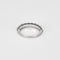 Bague 53 Demi-Alliance en or blanc et diamants 58 Facettes PER0261X3