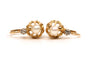 Boucles d'oreilles Boucles d'oreilles Art déco or jaune, perles et diamants taille rose 58 Facettes B472