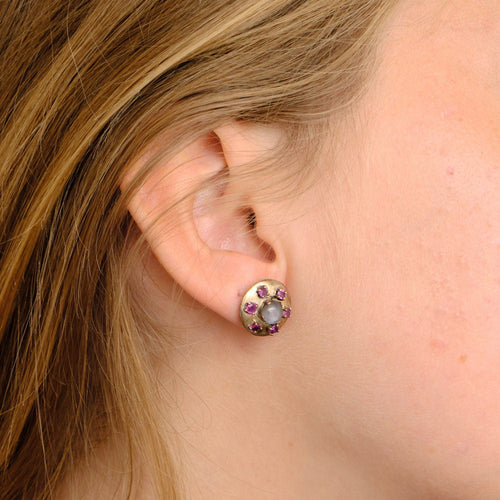 Boucles d'oreilles Boucles d Oreille Rubis Saphir 58 Facettes