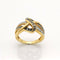 Bague 56 Bague en or jaune diamants 58 Facettes