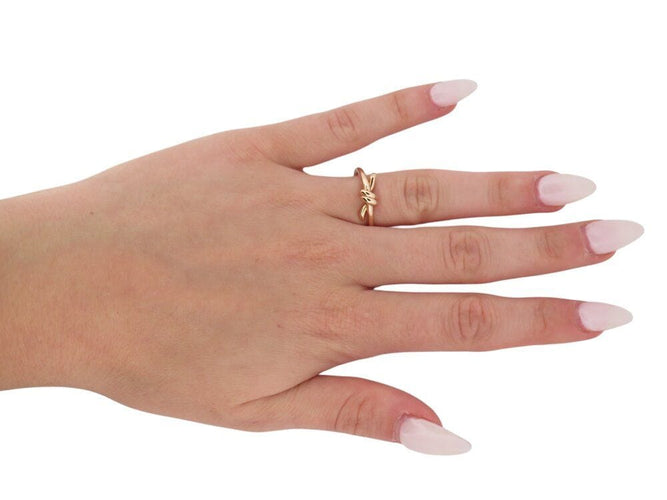 Bague 51 bague tiffany knot 70305275 en or jaune 18k 70305275 2.9gr ecrin 58 Facettes 268935