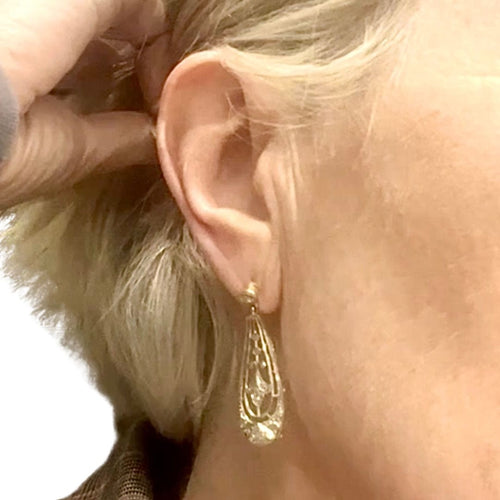 Boucles d'oreilles BOUCLES D'OREILLES ART DÉCO DE LA PÉRIODE 1930-35 58 Facettes A2514 (651)