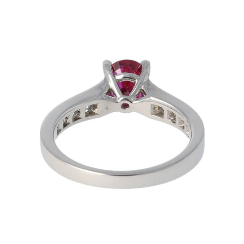 Bague 53 Bague en diamant et rubis 58 Facettes 1865