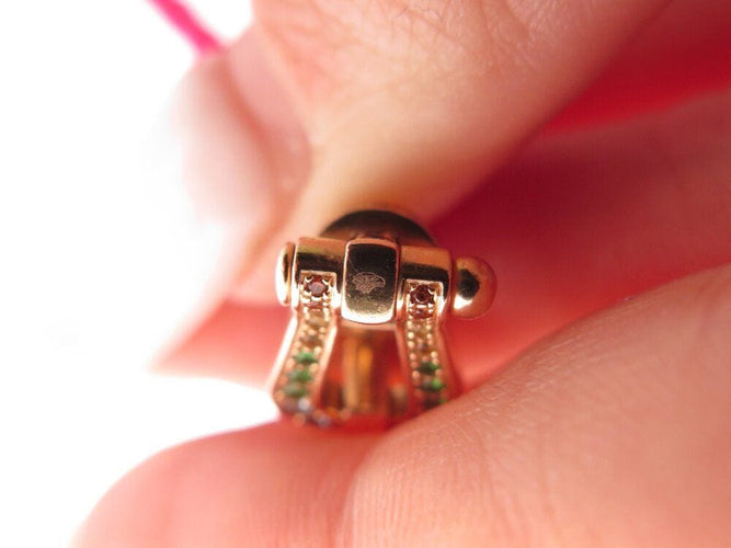 Bracelet bracelet FRED force 10 mm 0b0156 t15 rubis saphir or rose 18 carats 58 Facettes 269168