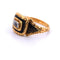 Bague 64 'MORNING RING' EN OR JAUNE 18 KT 58 Facettes