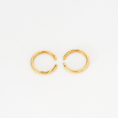 Boucles d'oreilles DINH VAN - Boucles d'oreilles mini créoles 58 Facettes