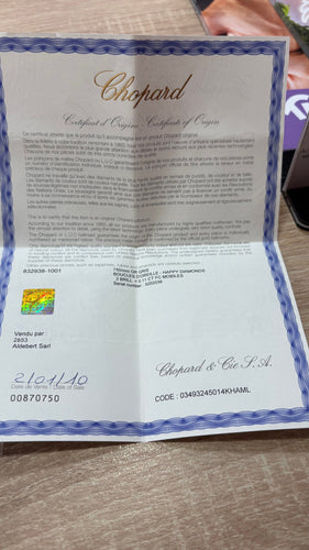 Boucles d'oreilles CHOPARD - Happy Diamonds Boucles d’oreilles 58 Facettes 096621137225