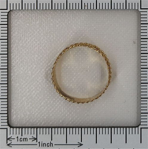 Verighetă georgiană veche, circa 1820 – Aur clasic de 18 carate, simbol al iubirii eterne 