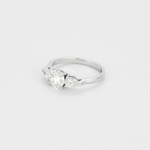 Bague 52 Bague en Or blanc et Diamant 1.04ct 58 Facettes 230323