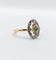 Bague 51.5 Bague marquise art déco or jaune, émeraude et petits diamants 58 Facettes A05530
