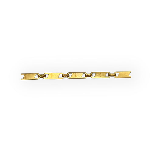 Bracelet Bracelet or jaune maille rectangle 58 Facettes 149059927