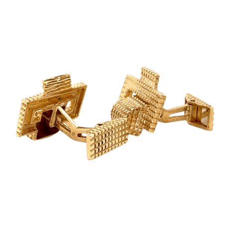 Boutons de manchette Boutons de manchette en or jaune 58 Facettes 681/19