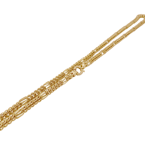 Collier Sautoir vintage or jaune. 58 Facettes 34741