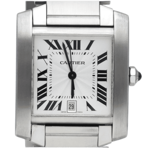 Montre Cartier Montre Tank Francaise Gm Automatique 58 Facettes MT41501