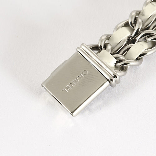 Montre CHANEL - Montre Première en acier et cuir XXL 58 Facettes