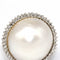 Bague 50.5 Bague perle en or blanc et diamants 58 Facettes D362763RR