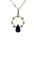Collier Collier pendentif en or blanc 18 carats diamants et saphir 58 Facettes