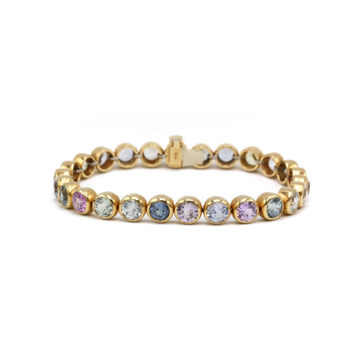 Bracelet Bracelet Rivière Or & Saphirs - C.BUCHERER 58 Facettes 250351R