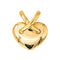 Pendentif Chaumet Pendentif Cœur lien Or jaune 58 Facettes 4486151CN