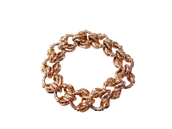 Bracelet Bracelet or rose maille américaine 58 Facettes Brac.ferChv.143