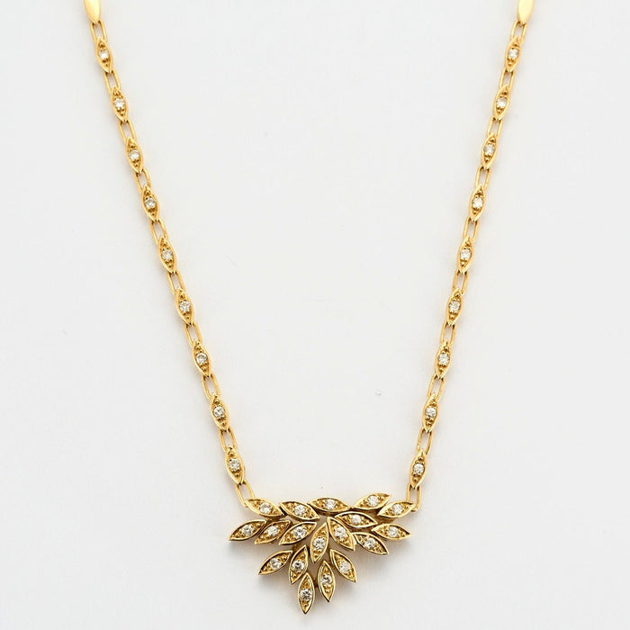 Collier Collier or jaune diamants 58 Facettes LP969/13