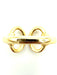 Bague 54-55 HERMES. Collection "Nausicaa", bague or jaune 18K 58 Facettes