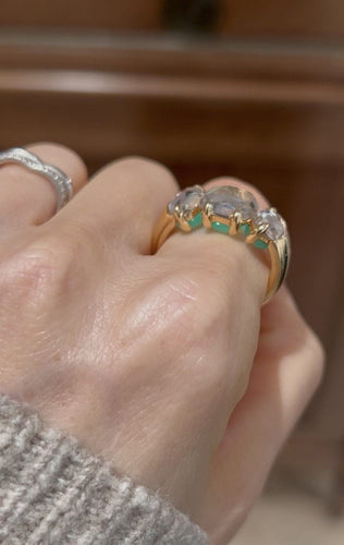 Ring 50.5 Pomellato - Ring Capri aus 18k Gelbgold und Chrysopras 58 Facettes