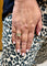 Bague 52 Solitaire ancien or jaune et platine, diamant et émeraudes 58 Facettes