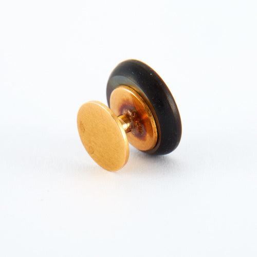 Accessoire Boutons de Col Or Nacre Diamants 58 Facettes