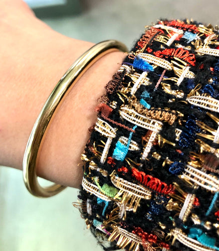 Bracelet Bracelet jonc or jaune 58 Facettes