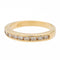 Bague 50 Bague Demi alliance Or jaune Diamant 58 Facettes 990258CN