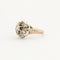Bague Bague marguerite ancienne diamants or rose platine 58 Facettes
